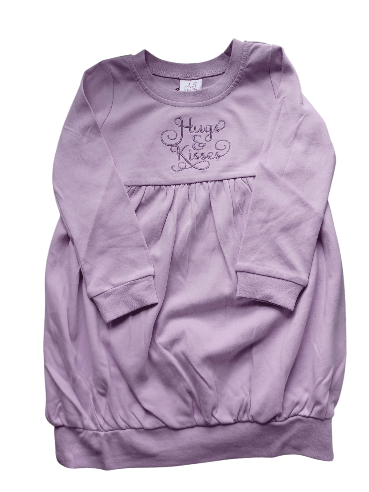 hugs & kisses toddler bubble shirt 