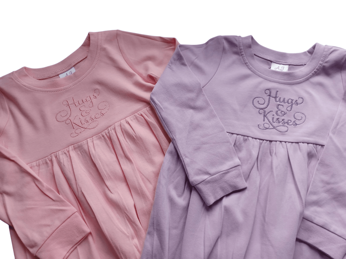 Hugs & kisses toddler bubble shirts 