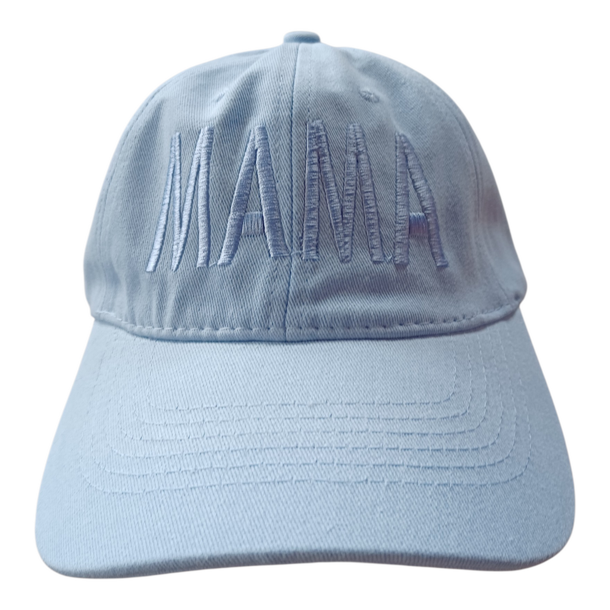 MAMA Cotton Hats in spring colors with adjustable fit and embroidered design made from breathable high-quality cotton