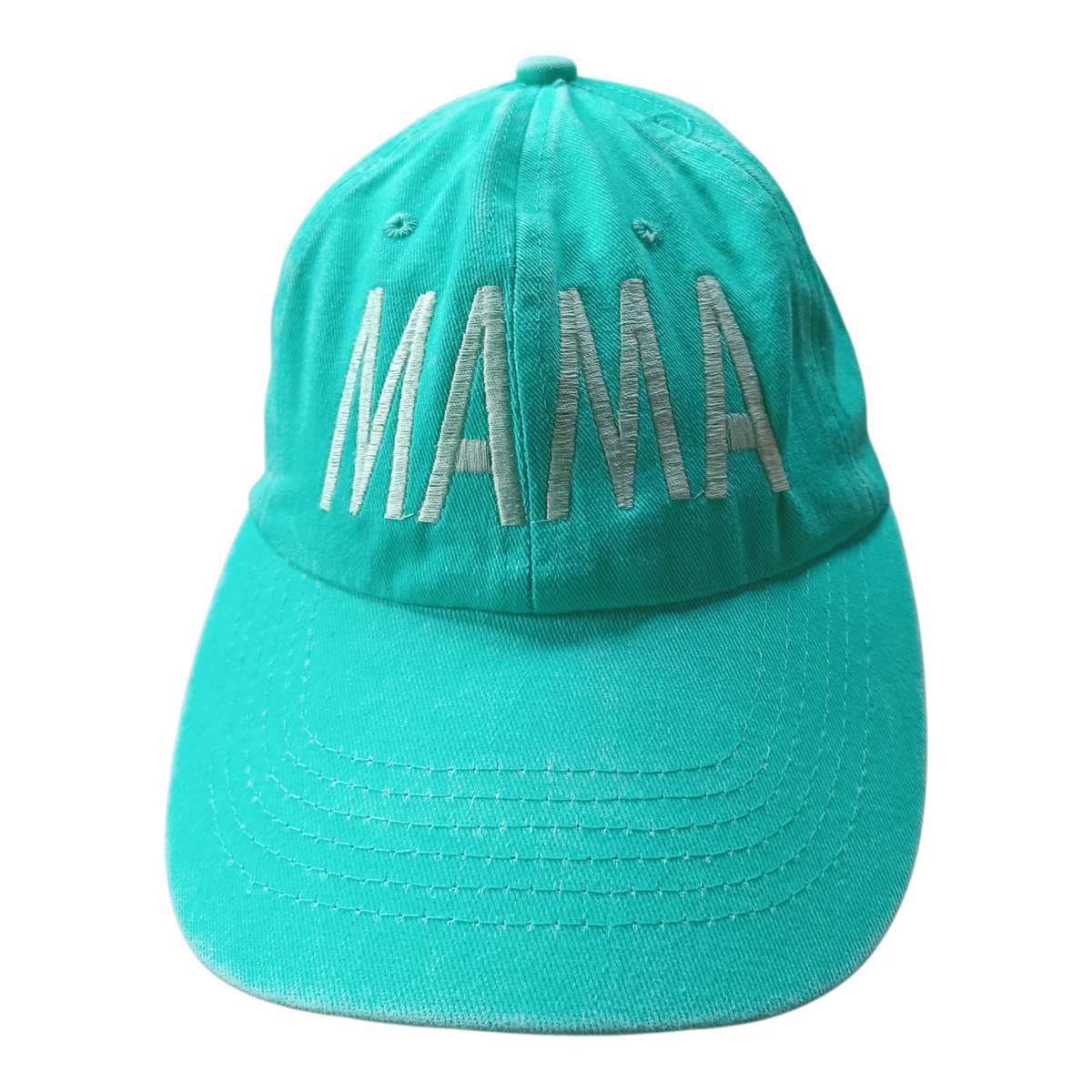 MAMA Cotton Hats in spring colors with adjustable fit and embroidered design for comfort and style