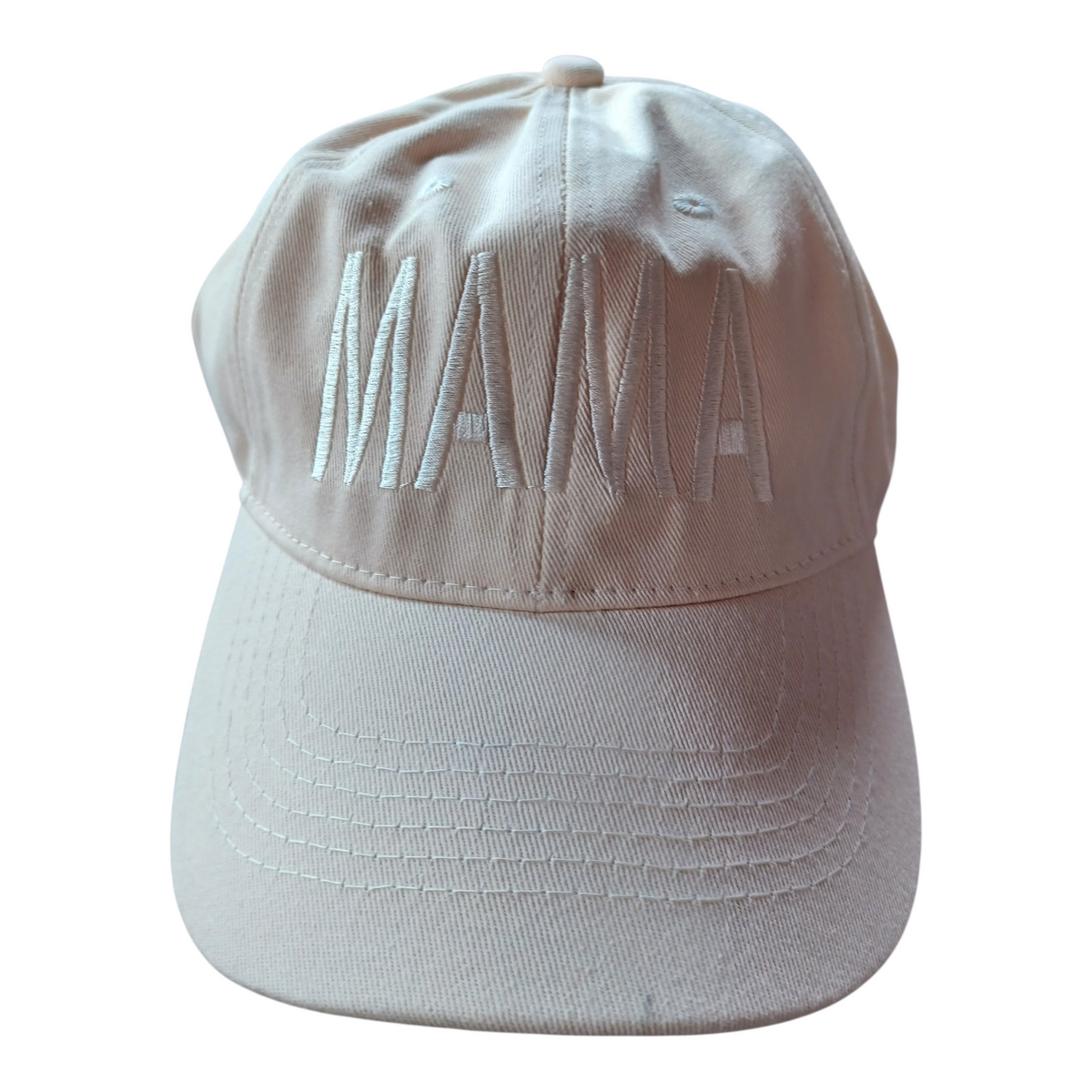 MAMA Cotton Hats in spring colors with adjustable fit and embroidered design for comfort and style